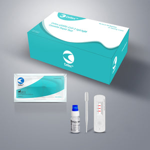 Cellex qSARS-CoV-2 IgG/IgM Cassette Rapid Antibody Test - For Professional Use Only (25 Test cassettes)