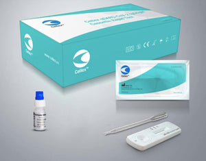 Cellex qSARS-CoV-2 IgG/IgM Cassette Rapid Antibody Test - For Professional Use Only (25 Test cassettes)