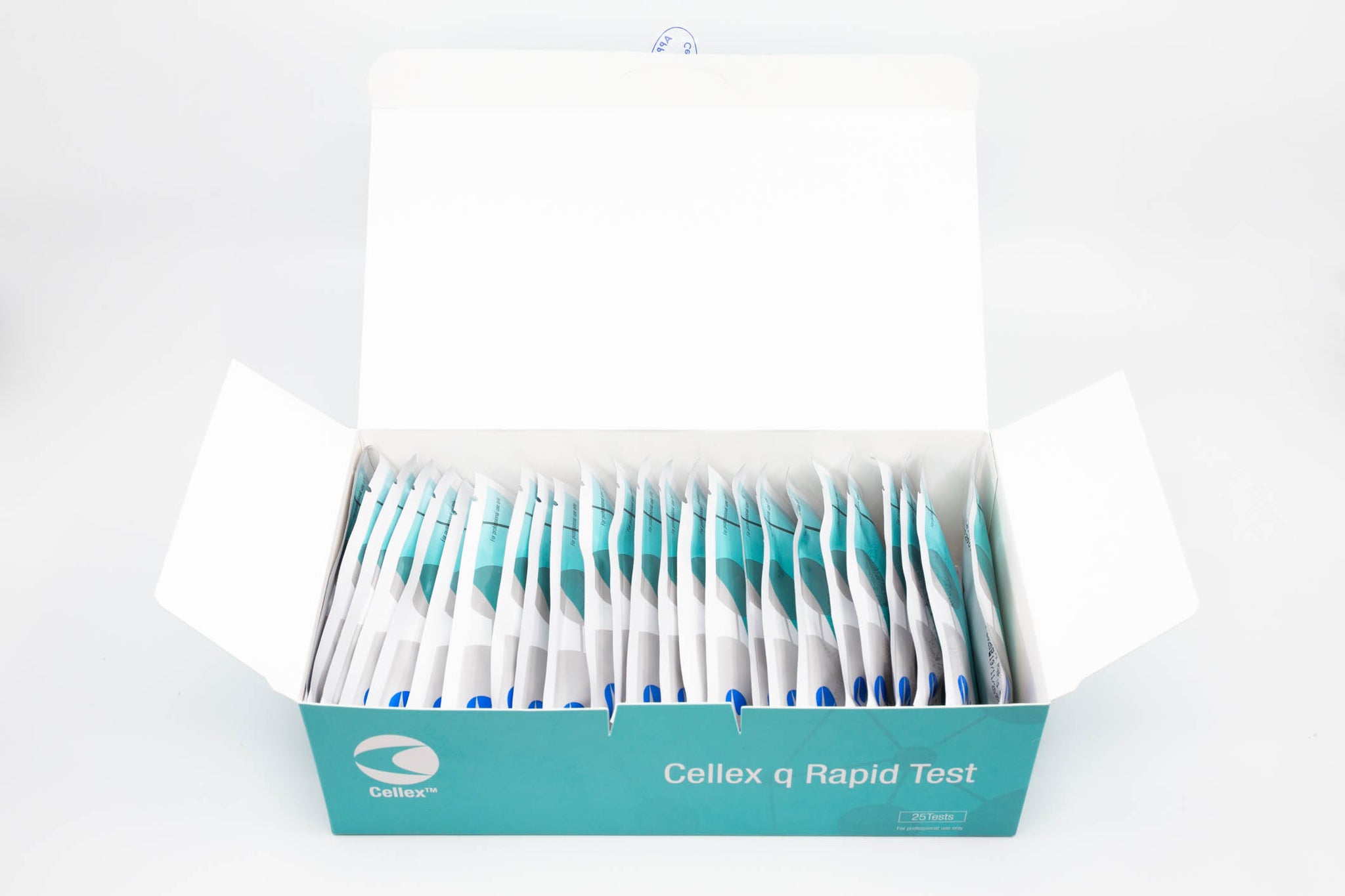 Cellex qSARS-CoV-2 IgG/IgM Cassette Rapid Antibody Test - For Professional Use Only (25 Test cassettes)